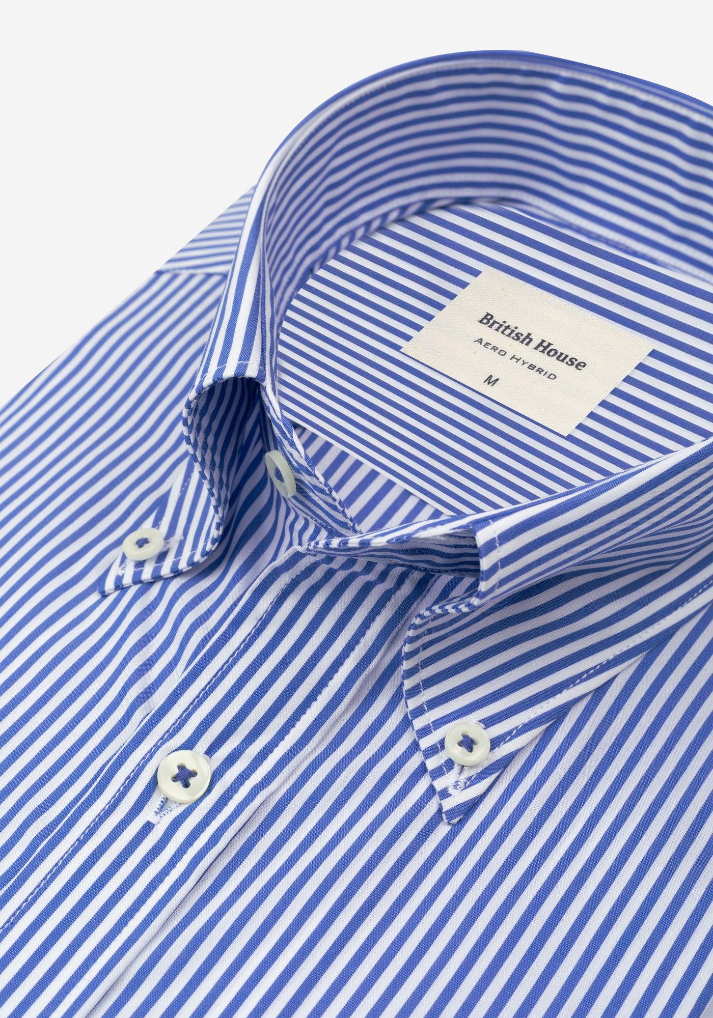 Sapphire Blue Stripe Aero-Hybrid Shirt