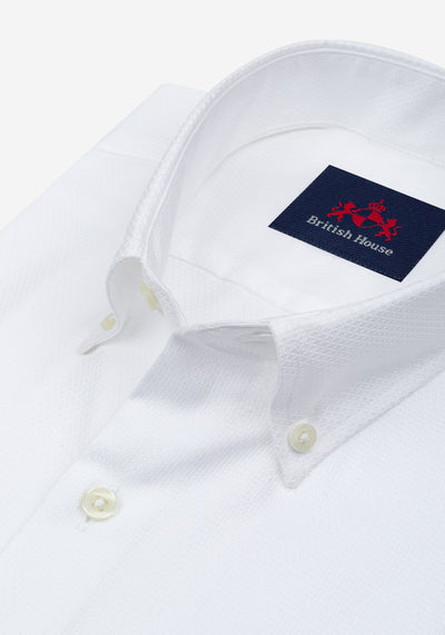 Imperial White Dobby Shirt