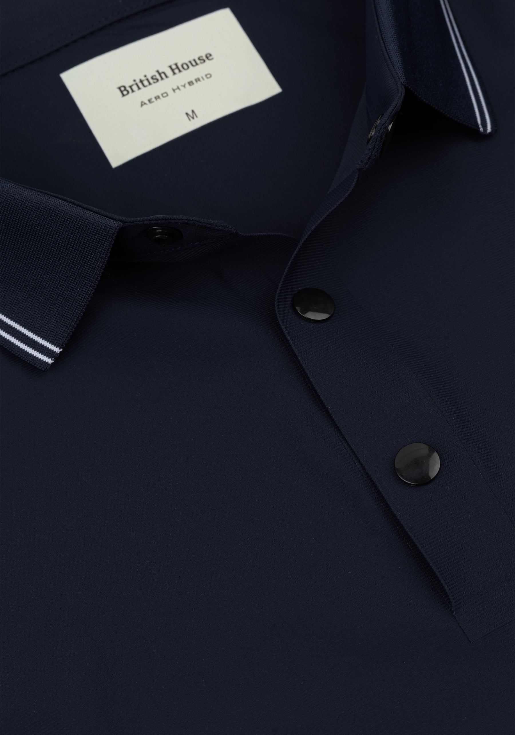 Bold Navy Aero-Hybrid Polo Shirt
