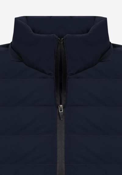 Deep Navy Puffer Down Jacket