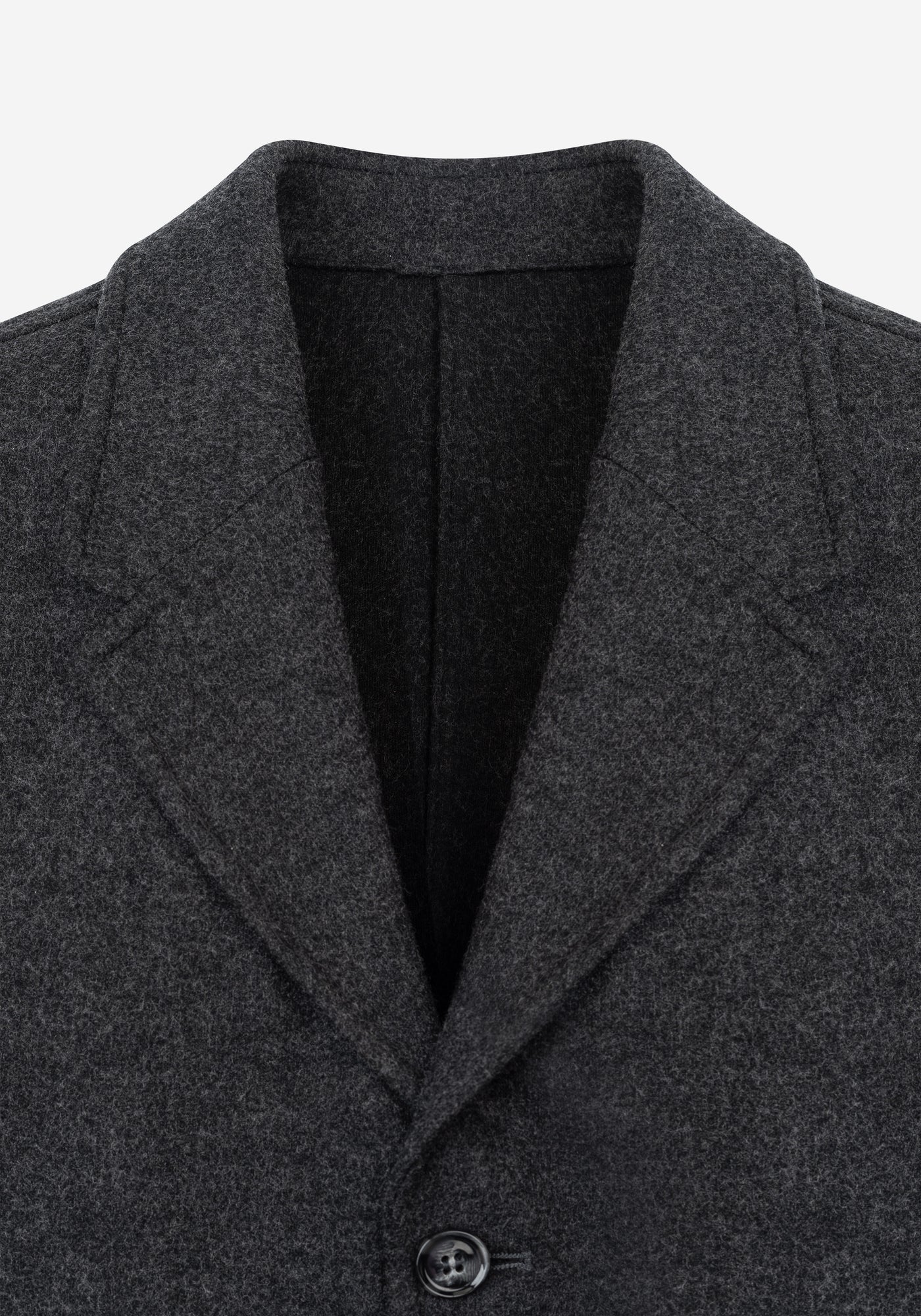 Skylight Grey Boiled Wool Jacket