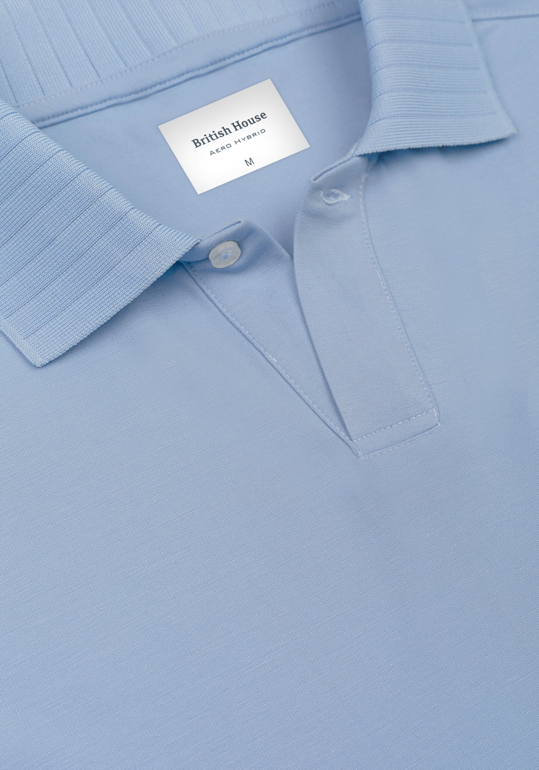 Powder Blue Aero-Hybrid V-Polo