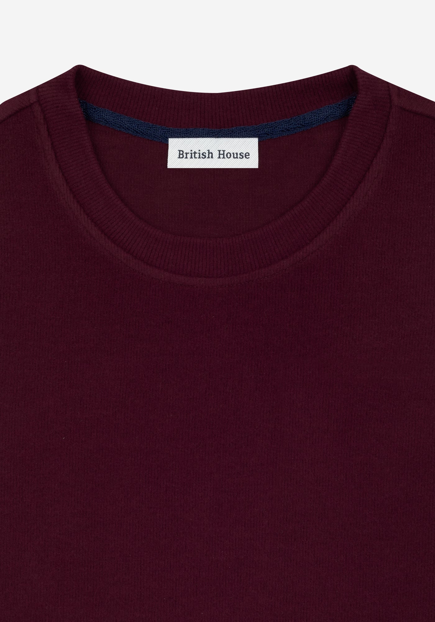Burnt Maroon Cotton Sweatshirt
