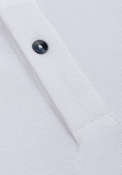 Dune White Cotton Polo Shirt