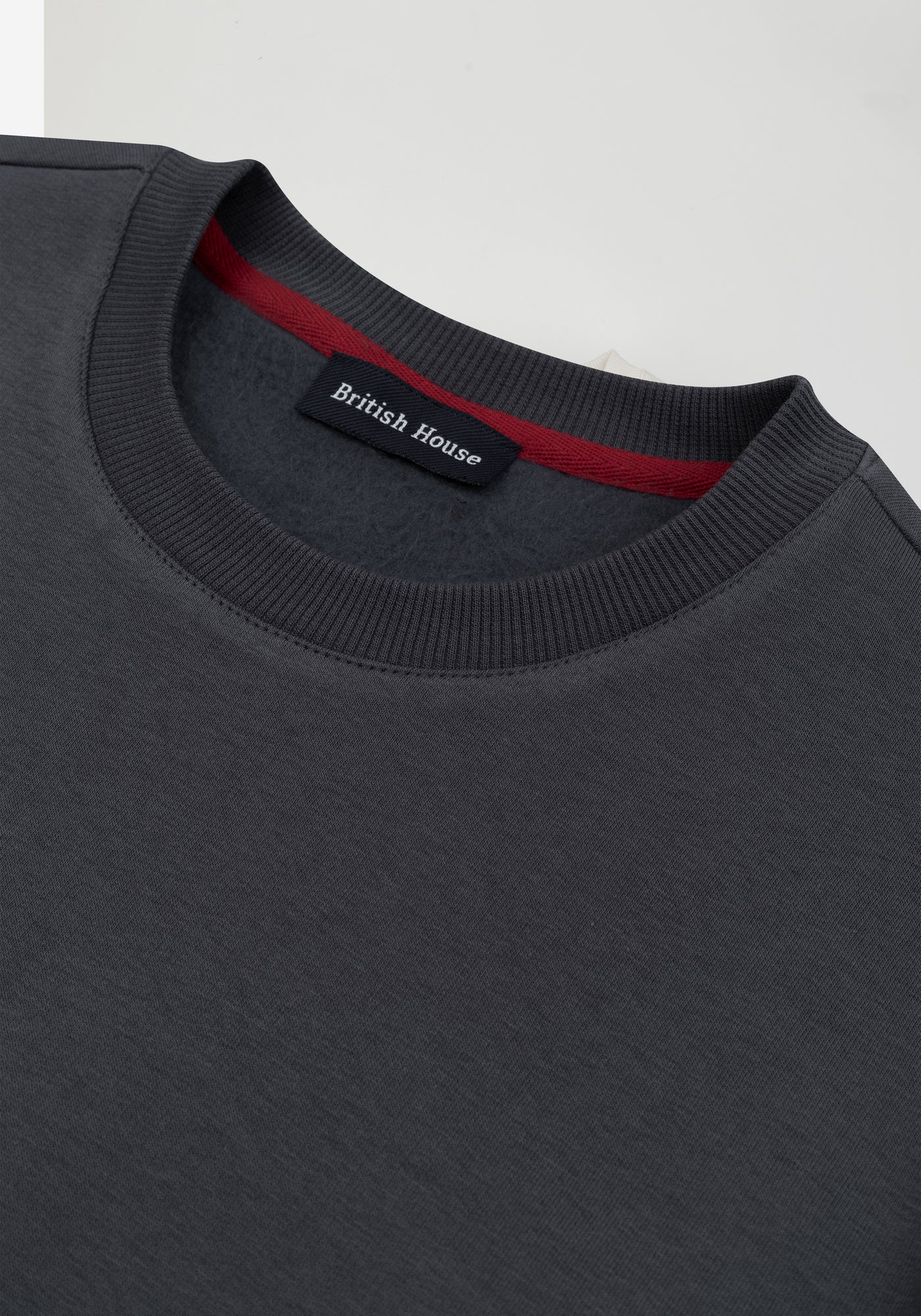 Obsidian Grey Cotton Sweatshirt