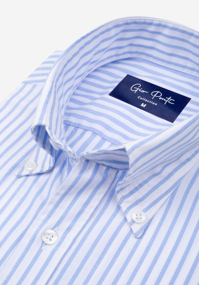 Capella Blue Stripe Oxford Shirt