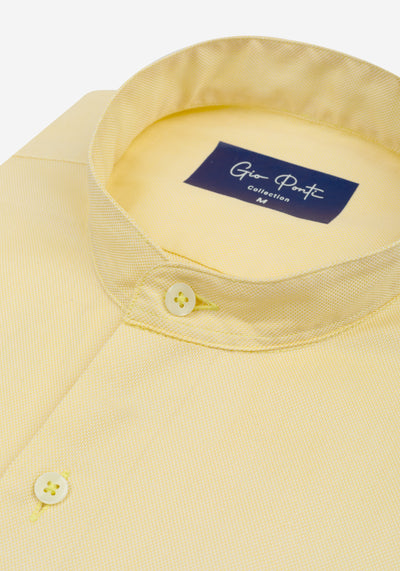 Pastel Yellow Washed Oxford Shirt