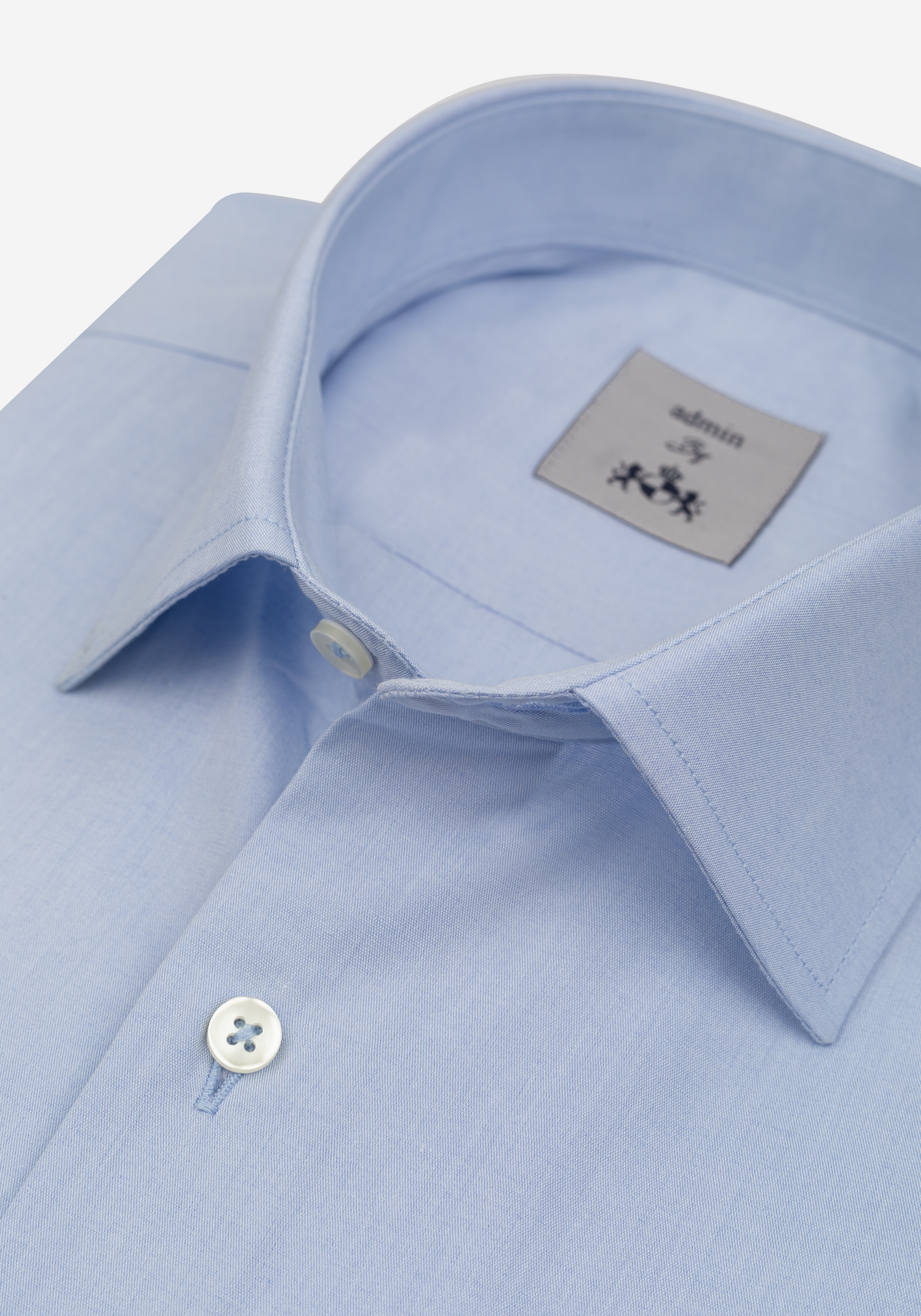 Fog Blue Poplin Shirt