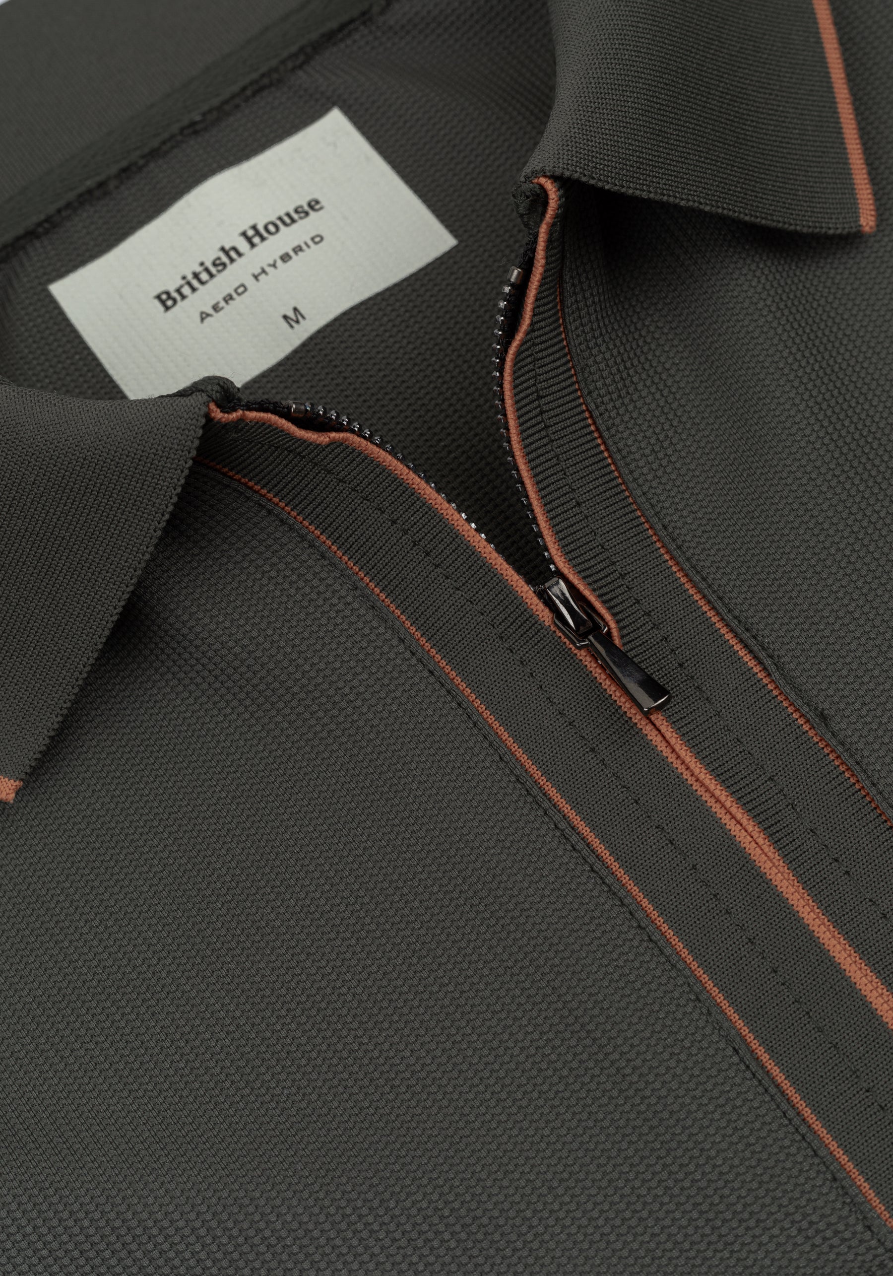 Smoked Olive Aero-Hybrid Polo Shirt