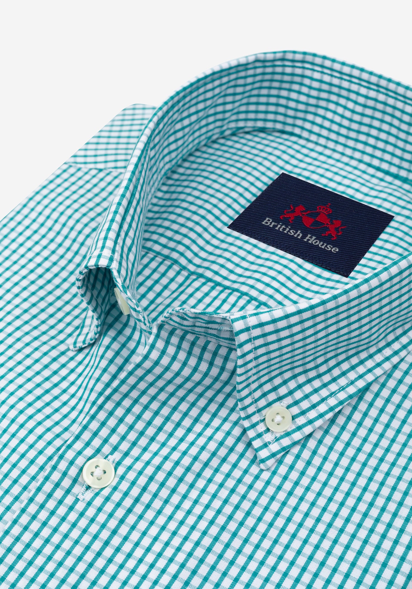 Capri Green Checked Poplin Shirt