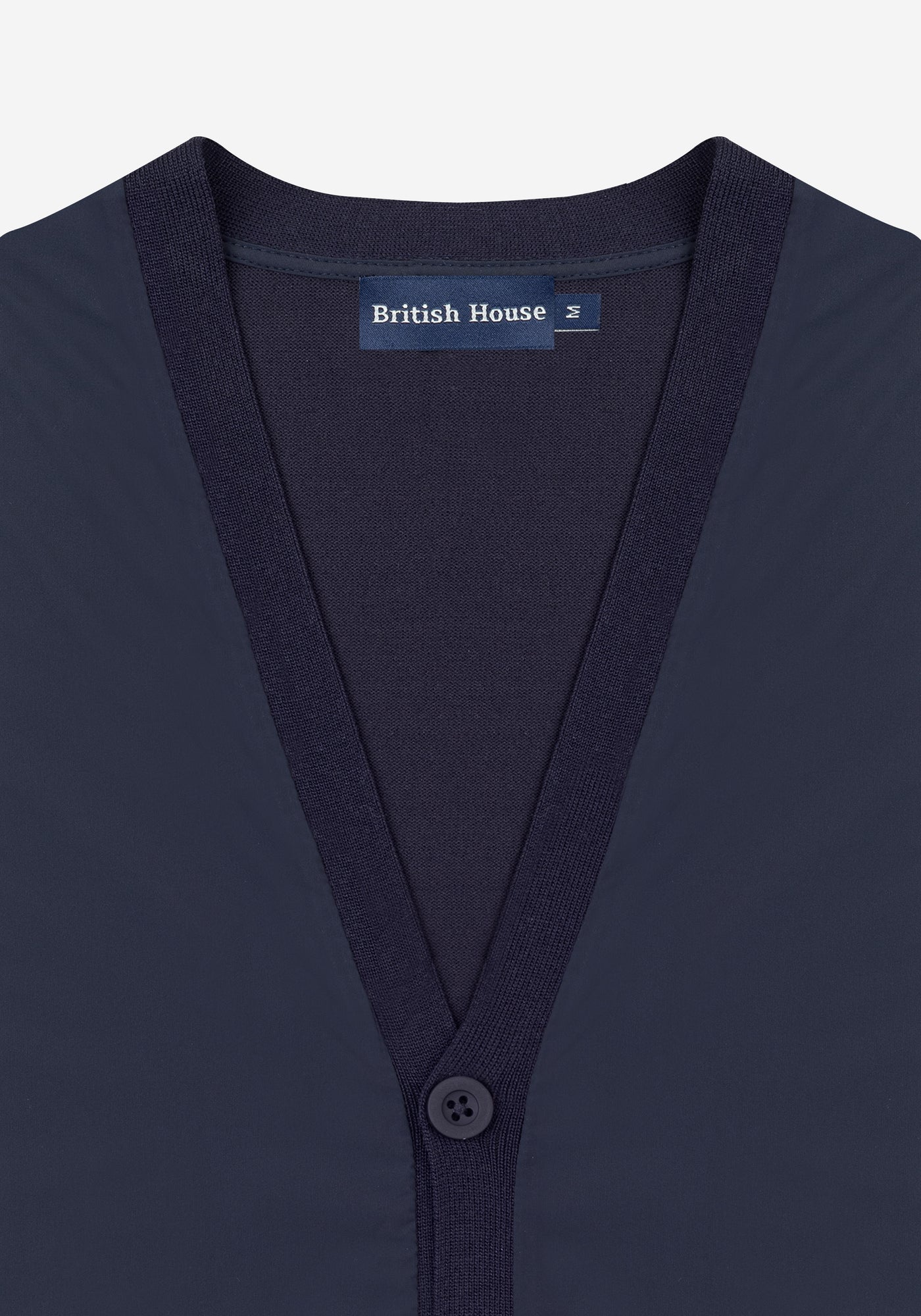 Iron Navy Polyamide Cardigan