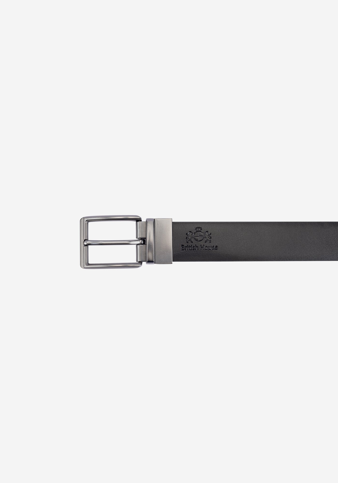 Shadow Black Double-Face Spanish Genuine Leather Belt