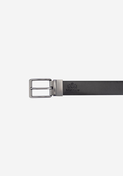 Shadow Black Double-Face Spanish Genuine Leather Belt