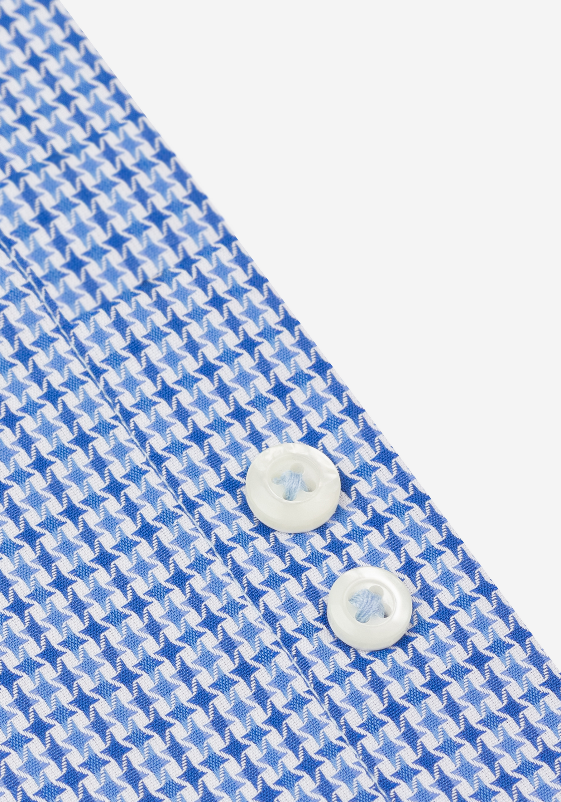 Flint Blue Two-Tone Pattern Signature Twill Shirt