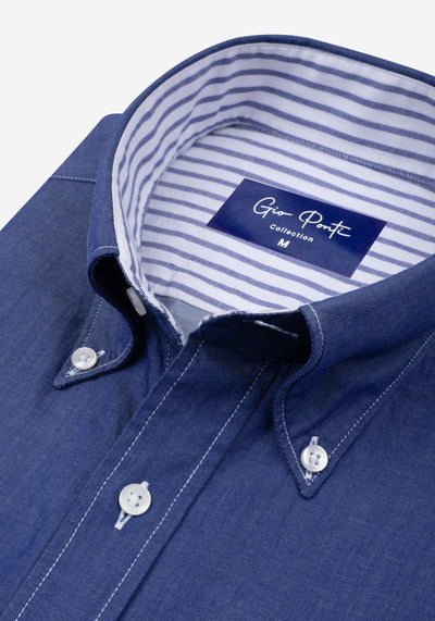 Admiral Blue Twill Shirt