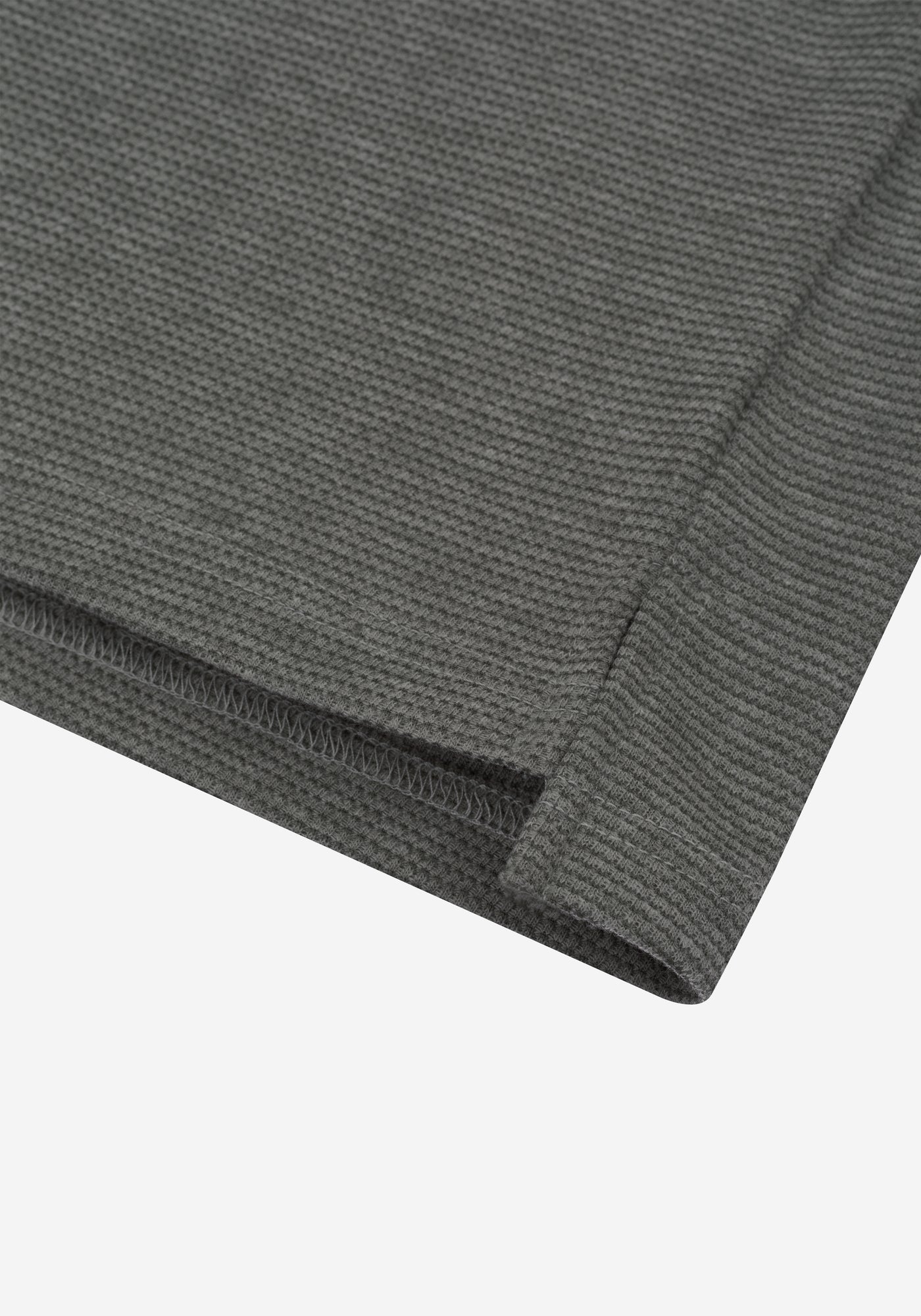 Muted Olive Waffle Polo Shirt