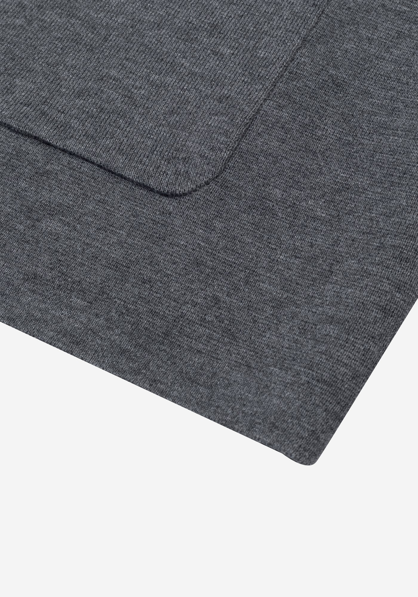 Eclipse Grey Merino Wool Blend Cardigan