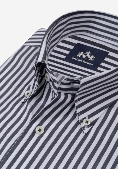 Panther Black Stripe Signature Twill Shirt