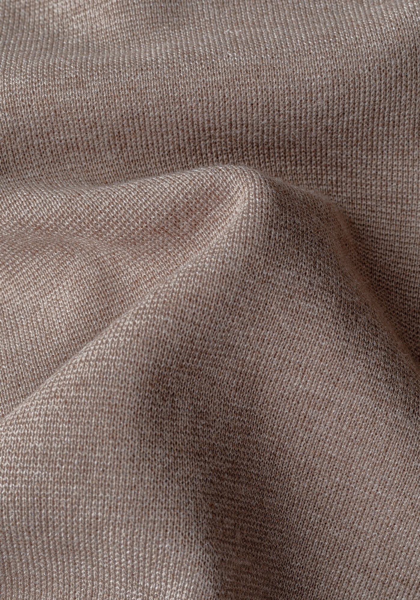 Dune Beige Merino Wool Blend Cardigan