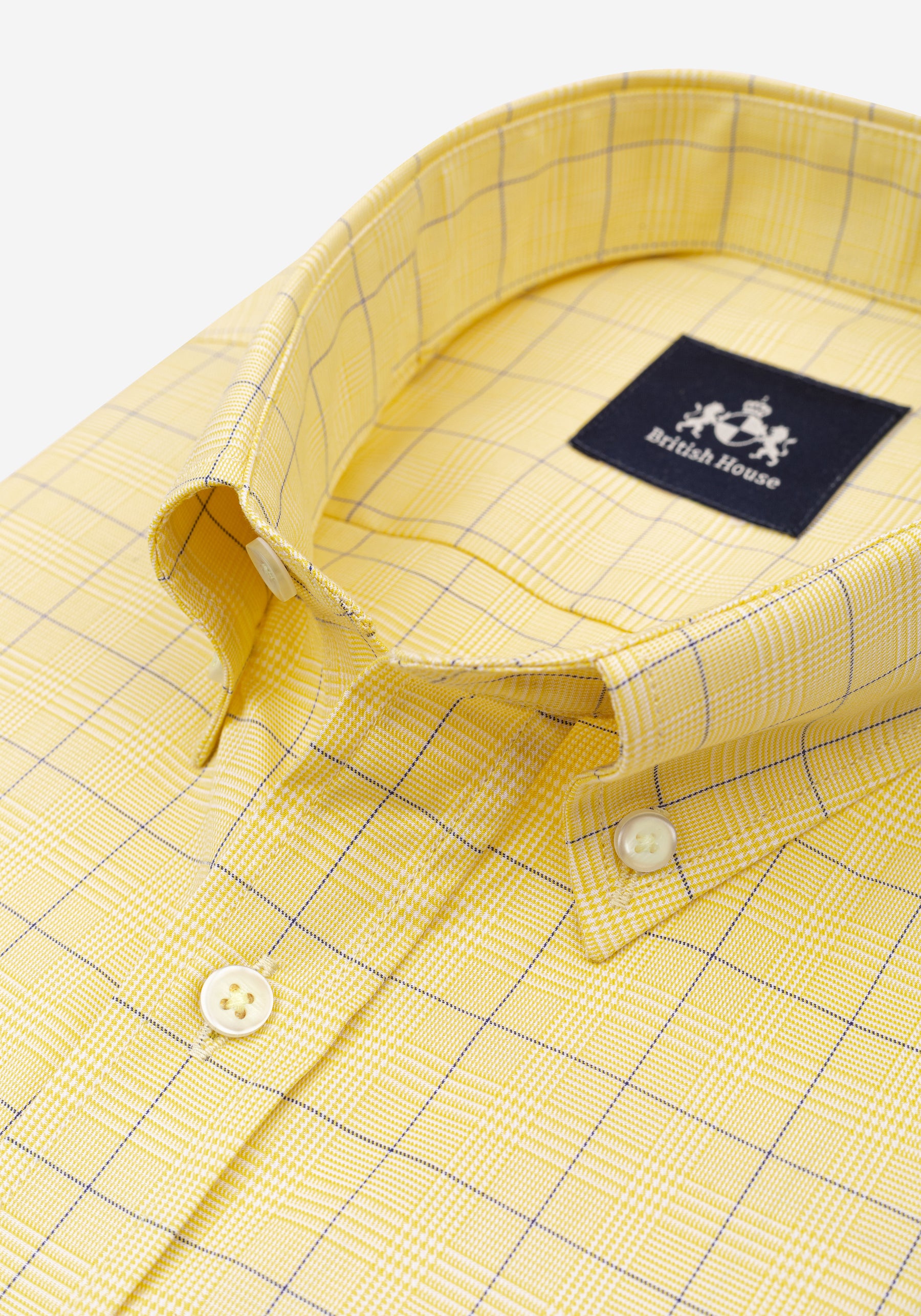 Sunbeam Yellow Checked Signature Twill Shirt