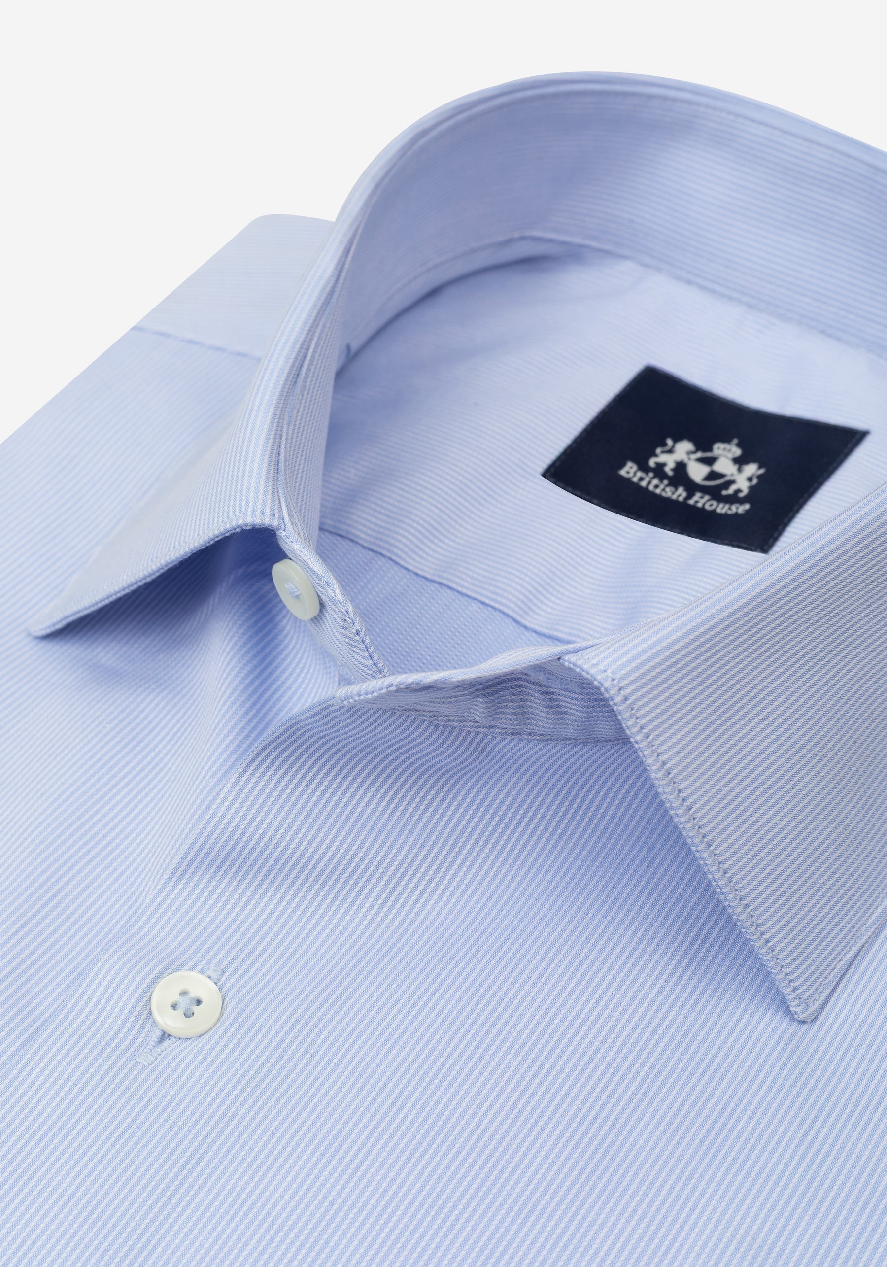 Air Blue Stripe Piqué Shirt