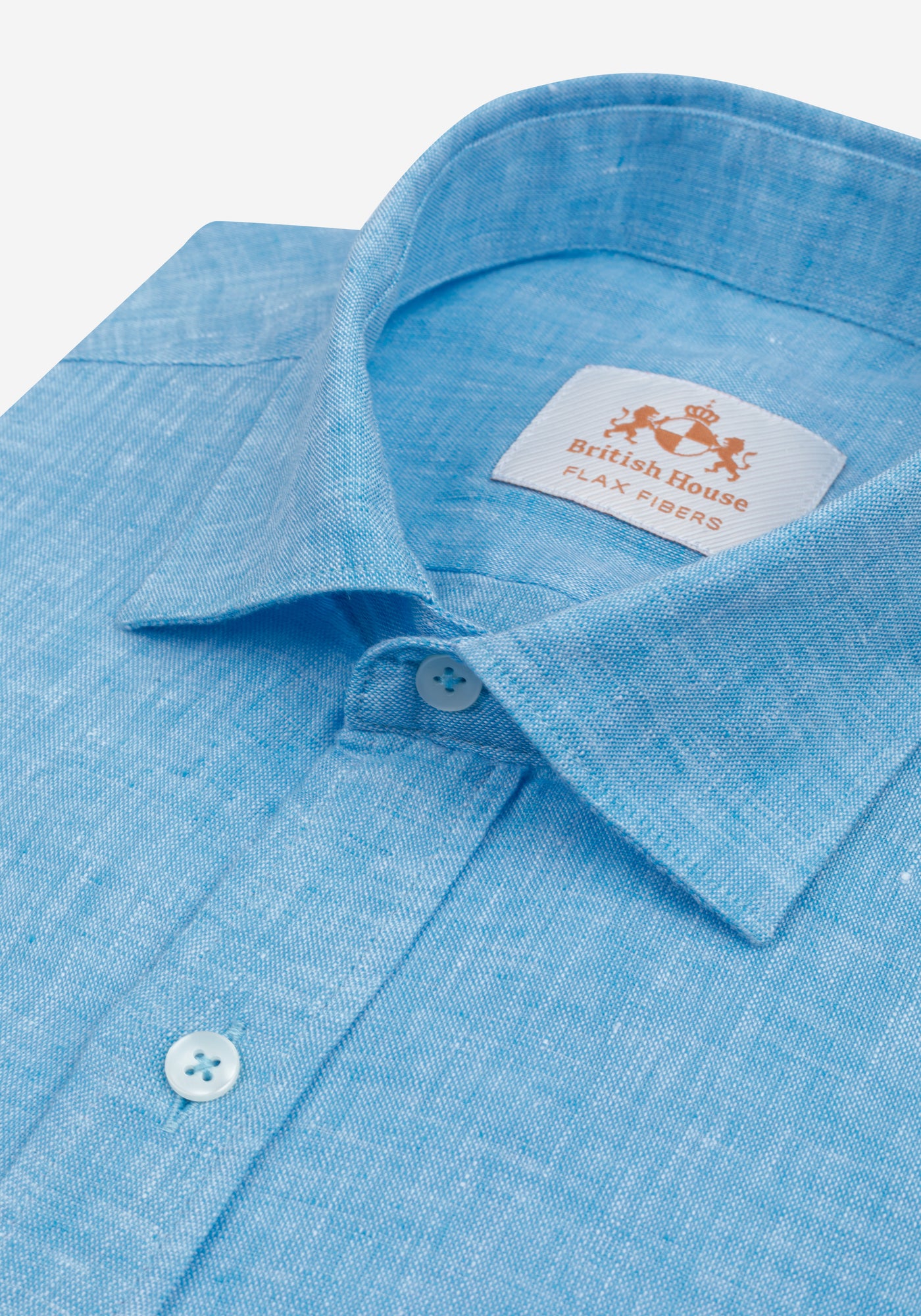 Coastal Blue Belgian Linen Shirt