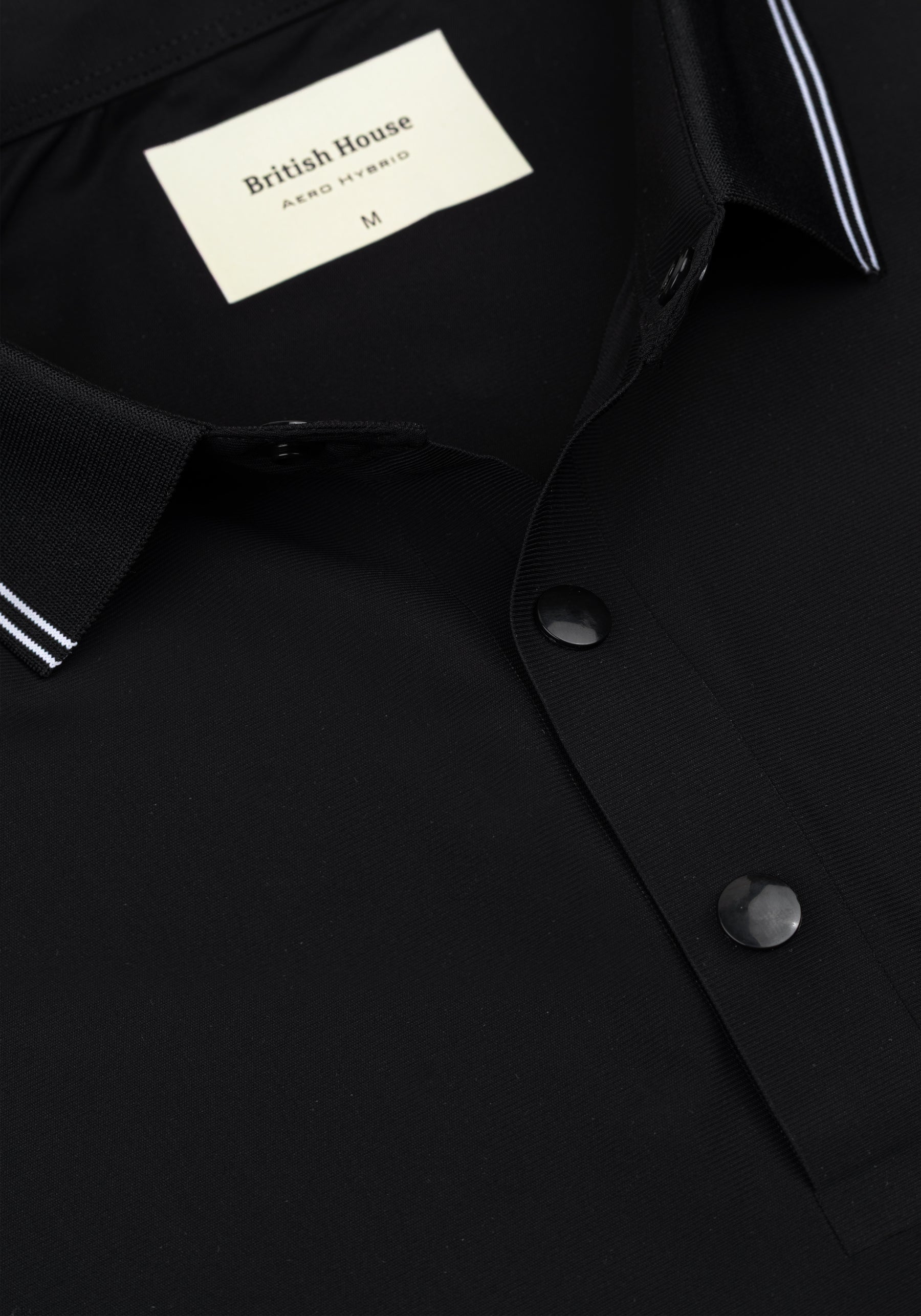 Nightfall Black Aero-Hybrid Polo Shirt