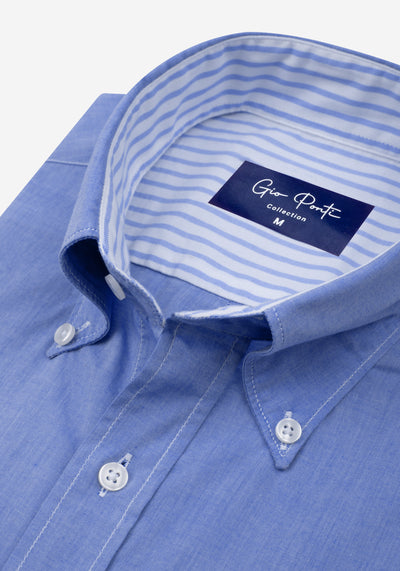 Sierra Blue Chambray Oxford Shirt