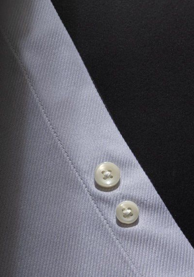 Giza 87 Cotton Opal White Stripe Signature Twill Shirt