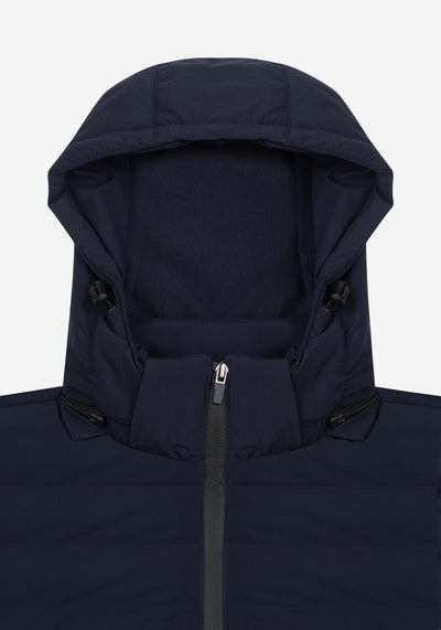Deep Navy Puffer Down Jacket