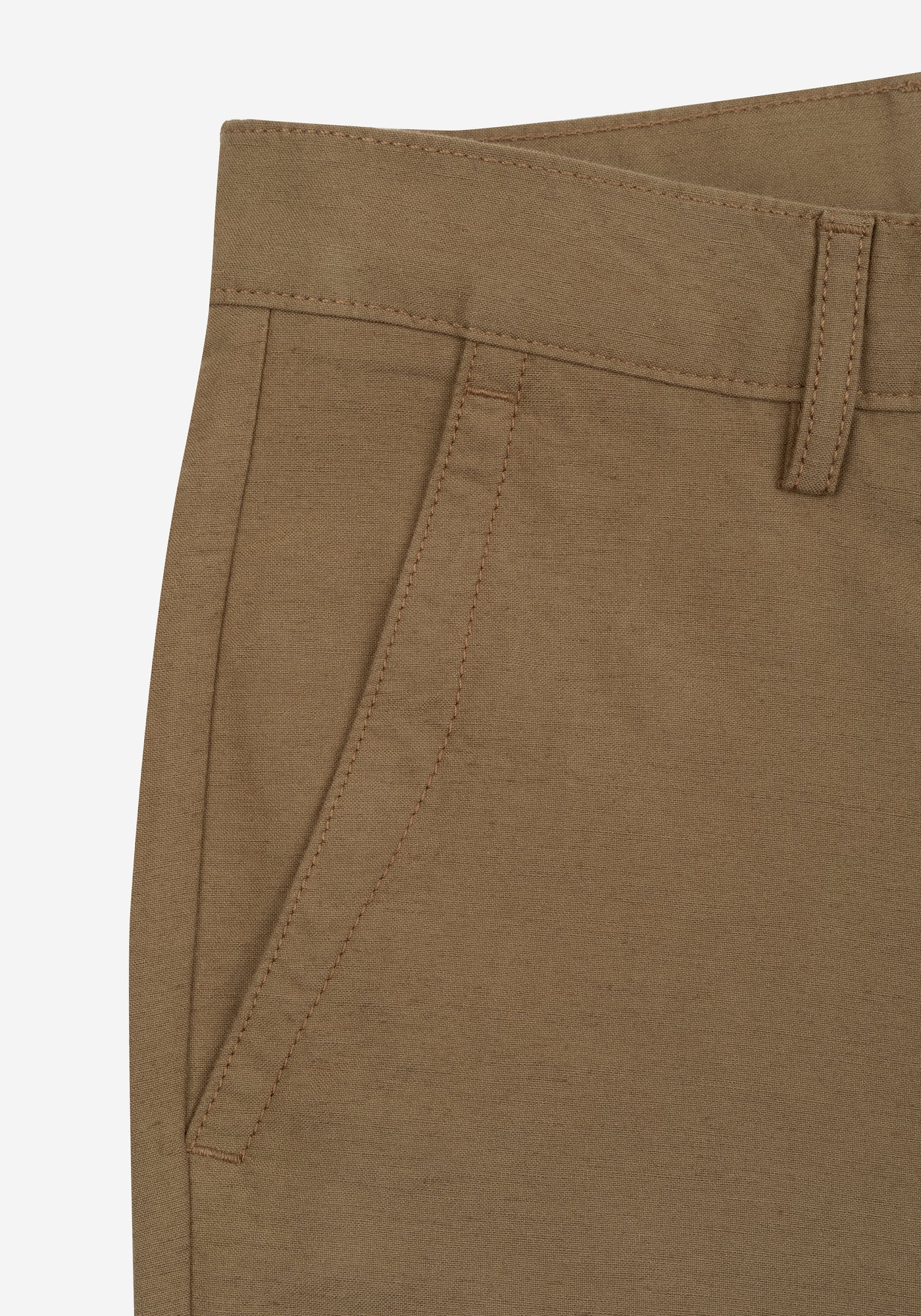 Cocoa Brown Soléa Linen Pants