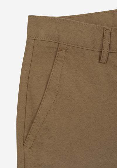 Cocoa Brown Soléa Linen Pants