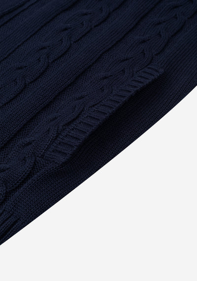 Inkstone Navy Heavy Knitted Cardigan
