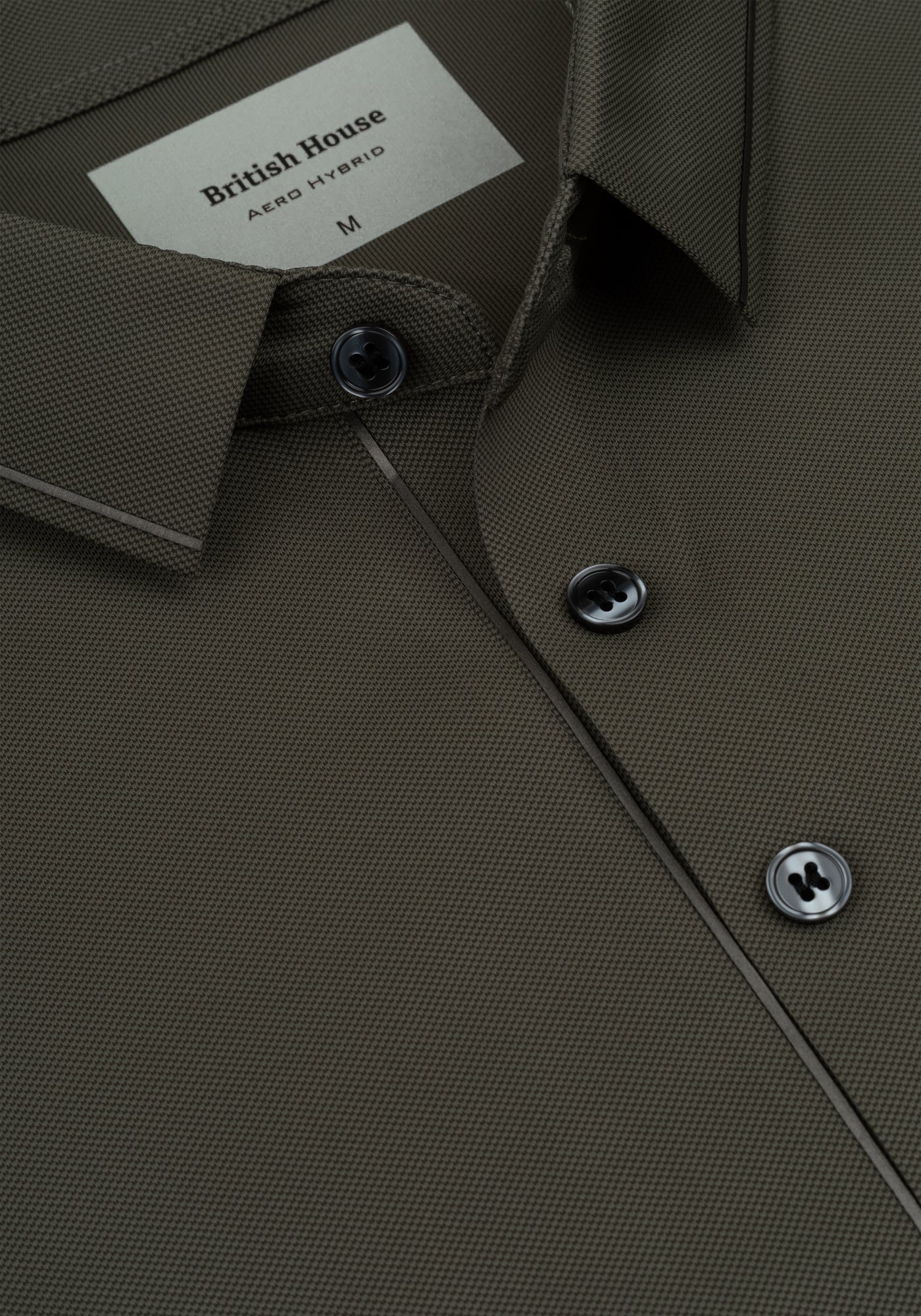 Dune Olive Aero-Hybrid Polo Shirt
