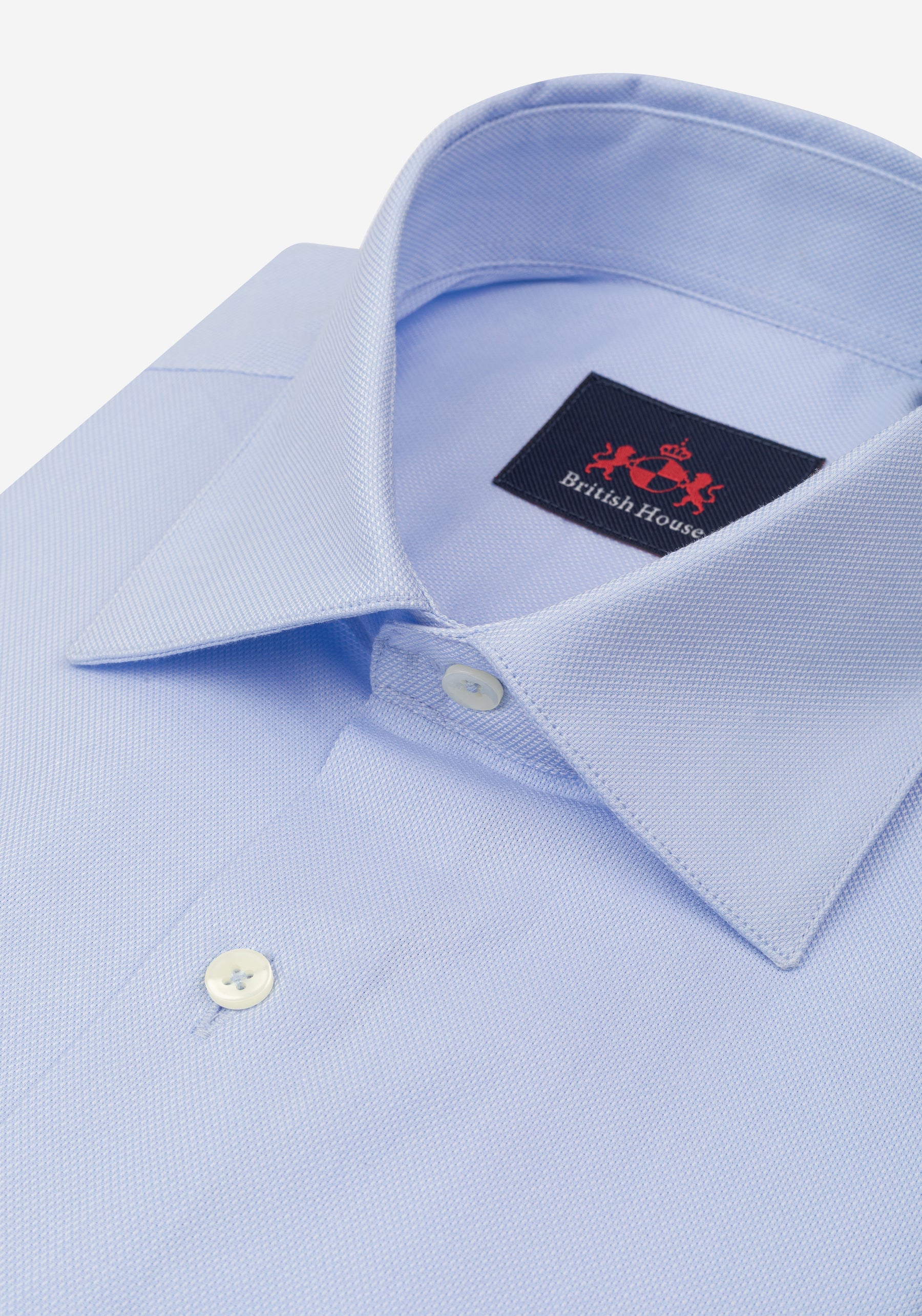 Aerial Blue Basket Weave Shirt