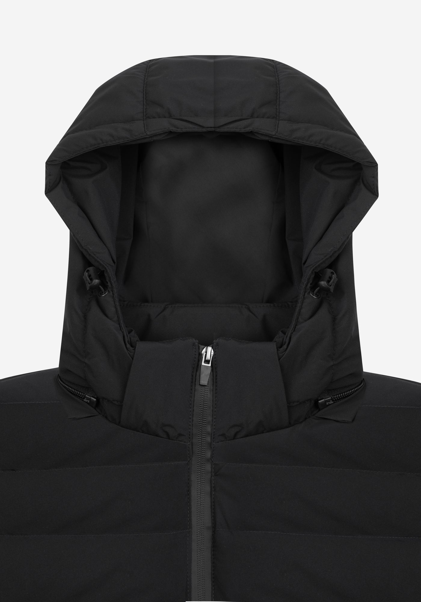Jet Black Puffer Down Jacket