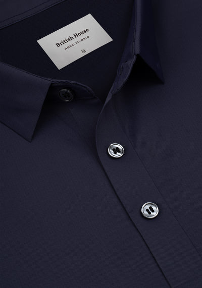 Deep Navy Aero-Hybrid Polo Shirt