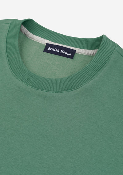 Verdant Green Cotton Sweatshirt