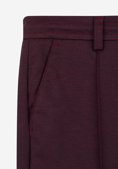 Crimson Burgundy B-Stretch Urban Trousers