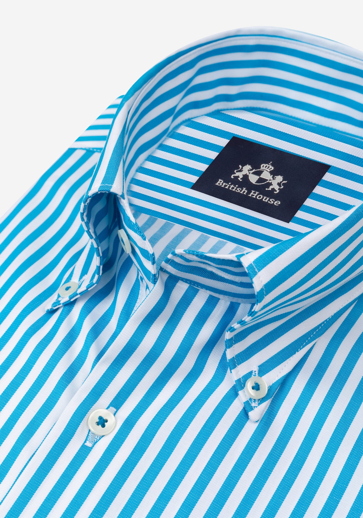 Capri Blue Stripe Signature Twill Shirt