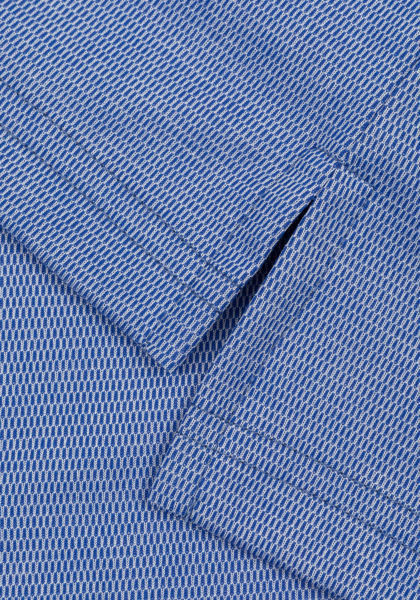 Coastal Blue Cotton Polo Shirt