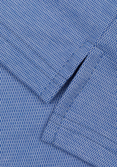 Coastal Blue Cotton Polo Shirt
