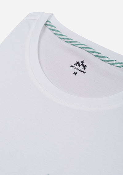 White Forest Green T-Shirt
