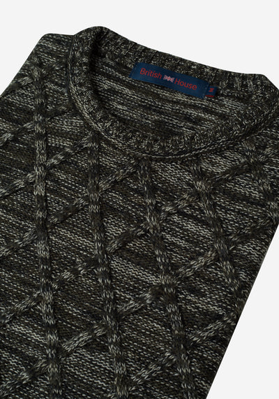 Ivy Olive Rhombus Pullover