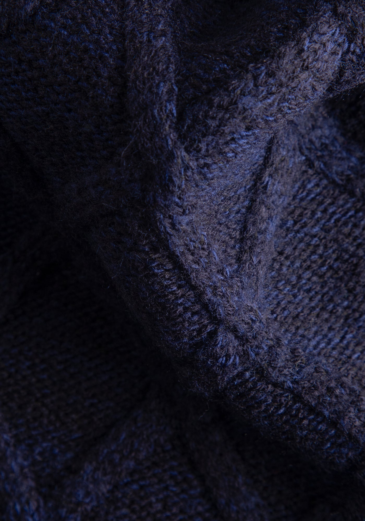 Space Navy Rhombus Pullover