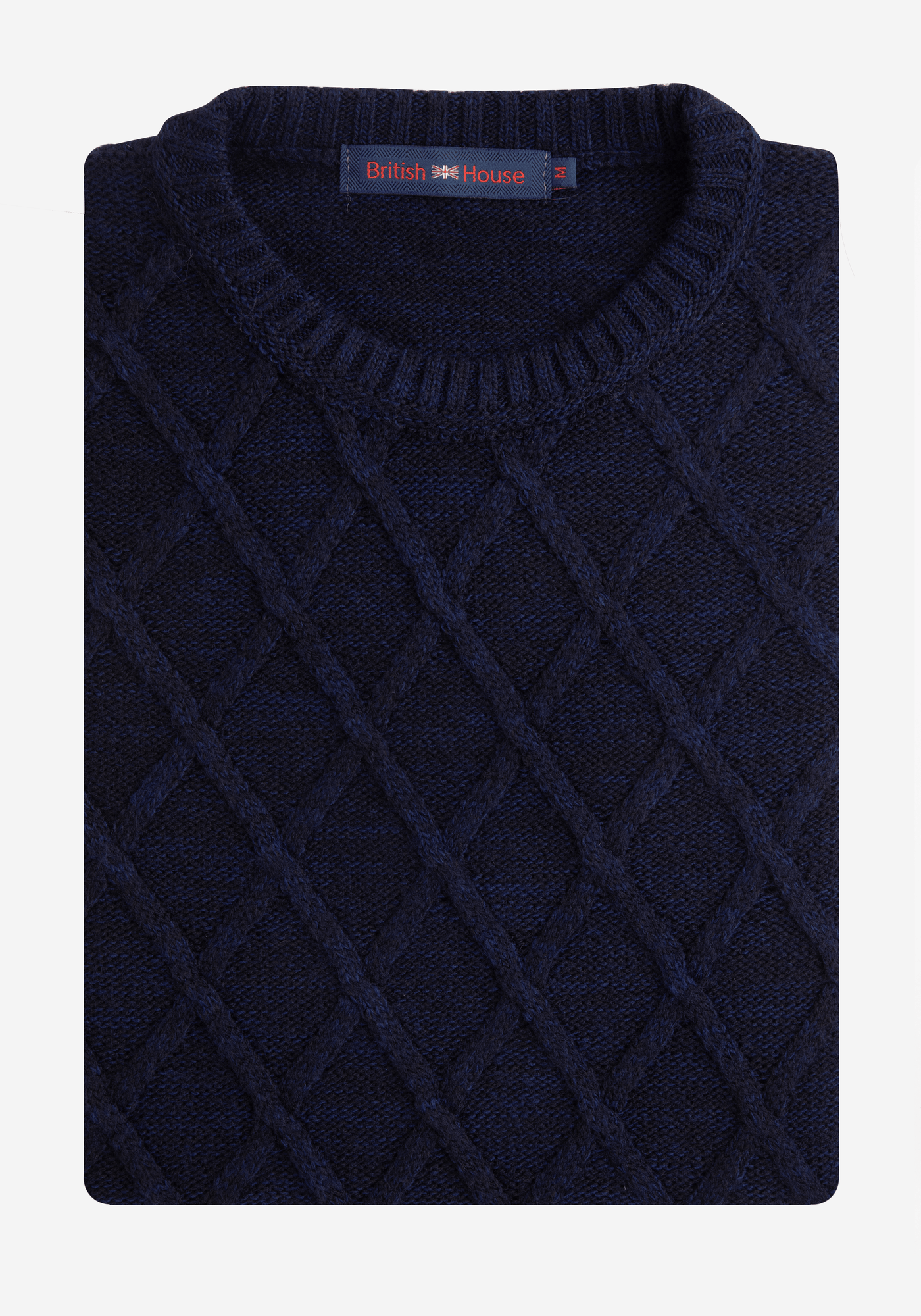 Space Navy Rhombus Pullover