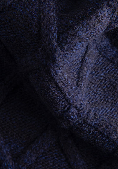 Space Navy Rhombus Pullover