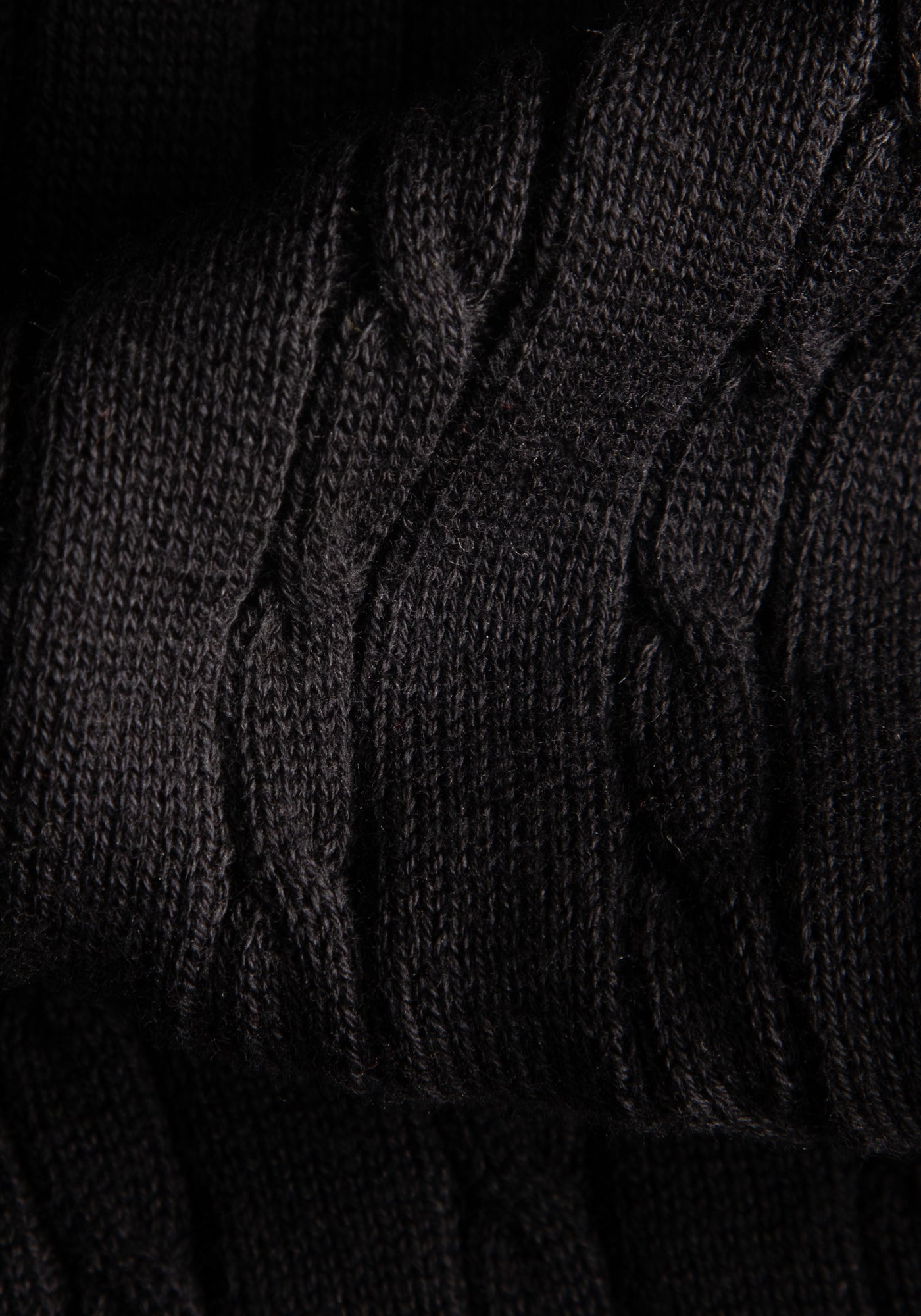 Vanta Black Braided Pullover