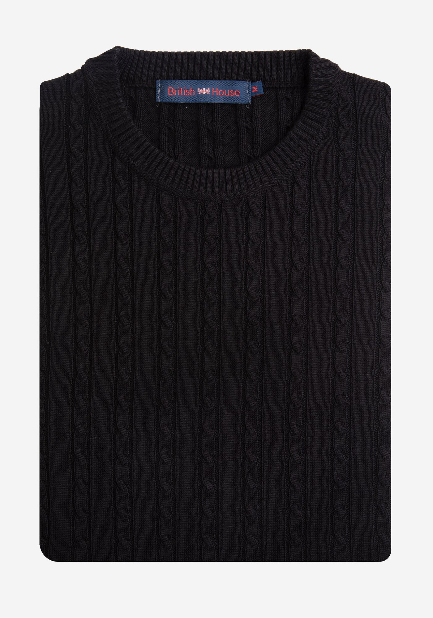 Vanta Black Braided Pullover