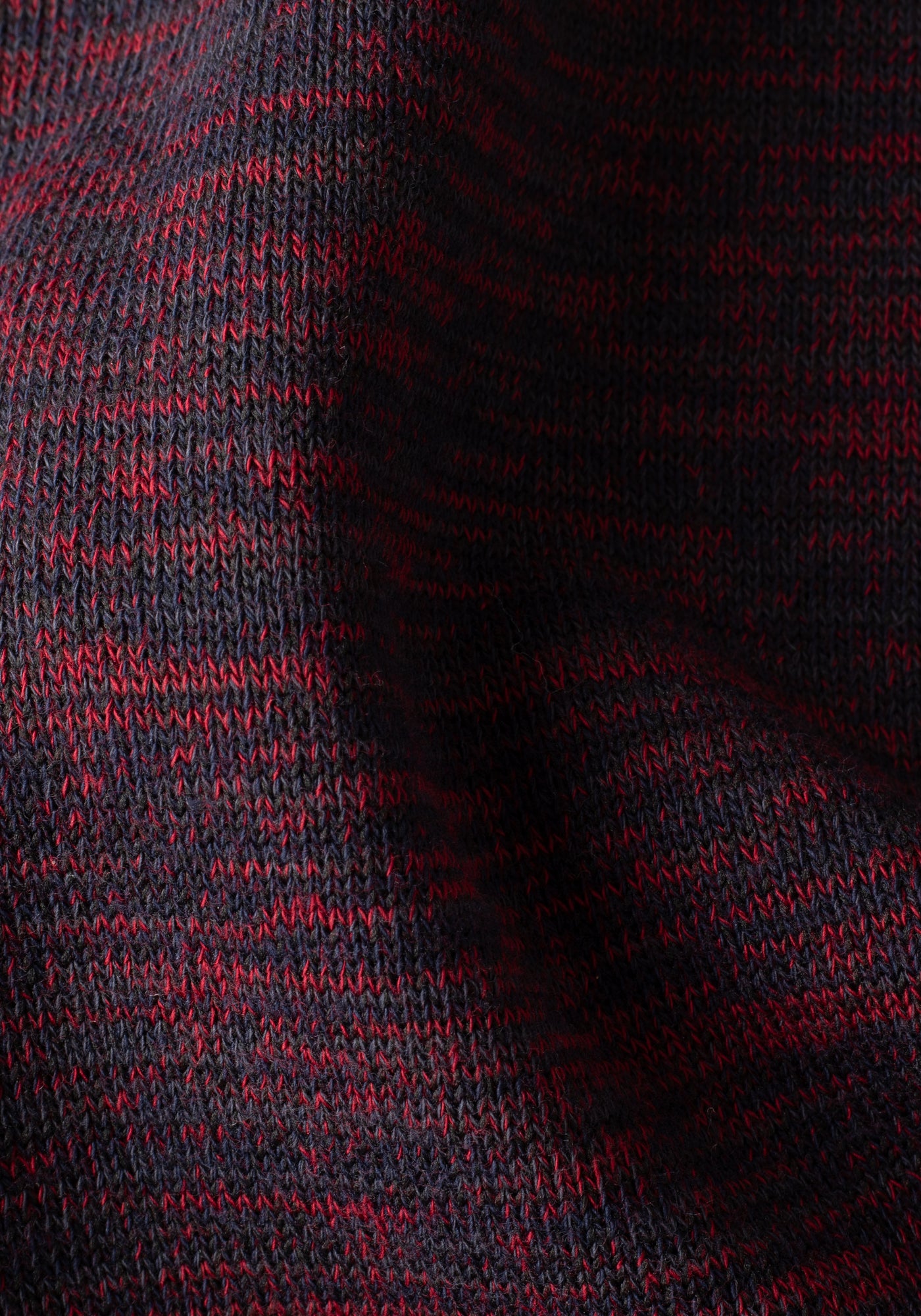 Brick Red Turtle Neck Melange Pullover